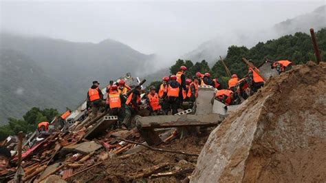 At Least Seven Dead As Landslides Hit Multiple Areas In China Cgtn
