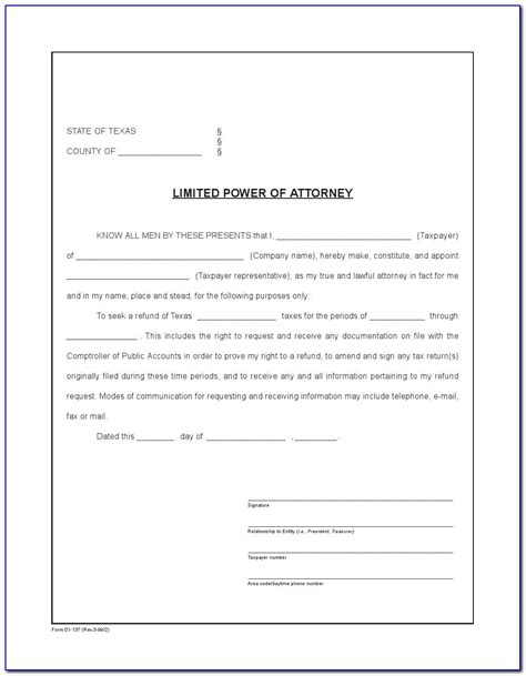 Free Blank Printable Medical Power Of Attorney Form Virginia