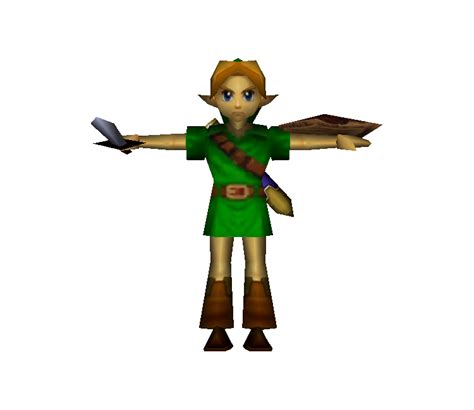 Gamecube Super Smash Bros Melee Young Link Low Poly The Models