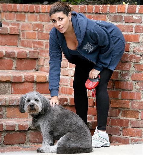 heavily pregnant jamie lynn sigler keeps active as she takes her beloved pup for a hike daily
