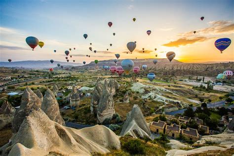 Interesting Photo Of The Day Hot Air Balloon Ride In Cappadocia Turkey