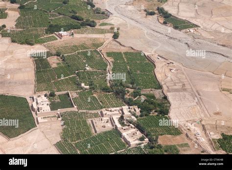 Aerial View Between Kabul And Kunduz Stock Photo Alamy