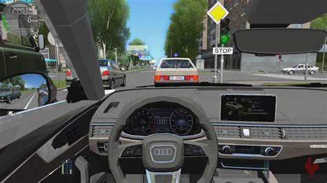 City Car Driving Audi A4 B9 Youtube
