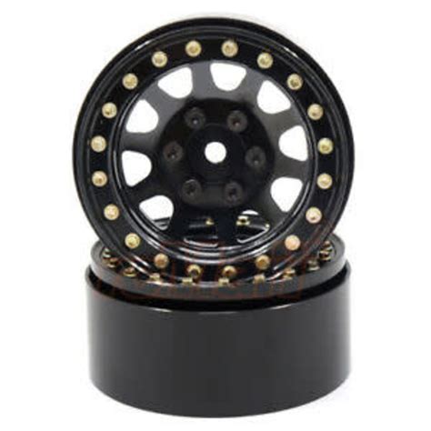 Ssd Rc 19 Steel D Hole Wheels Black 2 Paris Junction Hobbies