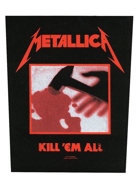 2016 deluxe edition / remastered. Metallica Kill 'Em All Backpatch - Buy Online at ...