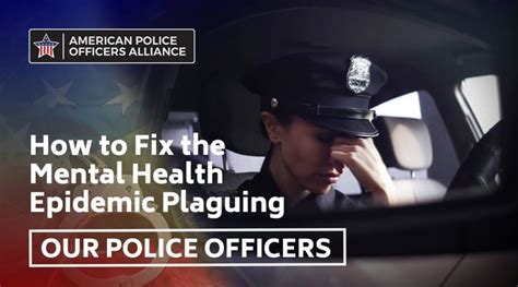 Law Enforcement And Mental Health American Police Officers Alliance