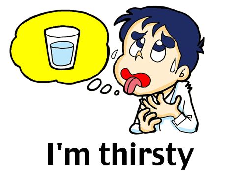 Thirsty Cartoon Clip Art Library