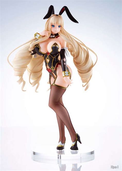 Promo CM Anime Figure Princess Lover Silvia Van Hossen Black Sexy Stockings Bunny Model PVC