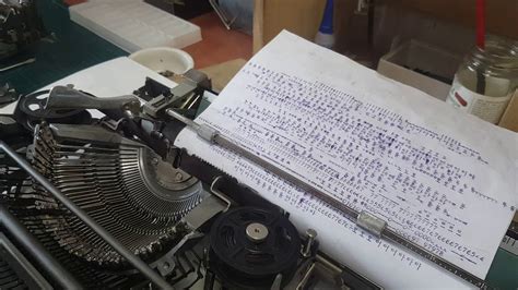 Old Korean Typewriter Youtube