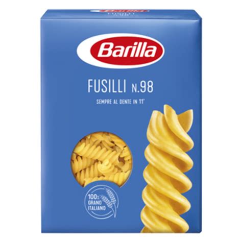 Pasta Barilla I Classici Fusilli N° 98 Pacco Da 500 G Pack 500