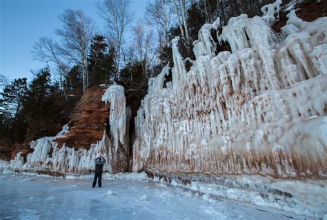Ice Caves On Lake Superior In The Apostle Islands National Lakeshore