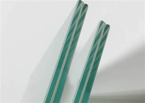 Pvb Colored Laminated Glass Clear Toughened Flat Curved 6mm To 40mm