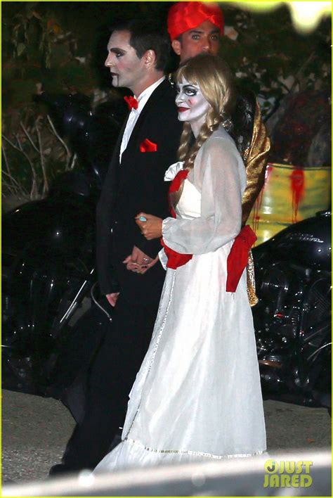 Courteney Cox Dolls Up As Annabelle For Halloween With Fiance Johnny