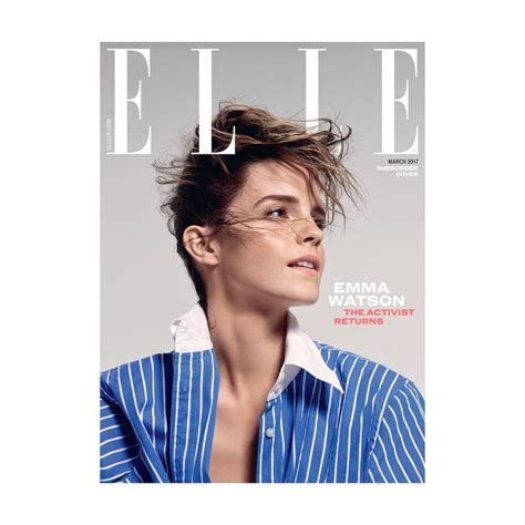 Emma Watson Covers Elle Uk March 2017 Emma Watson Photo 40230586 Fanpop