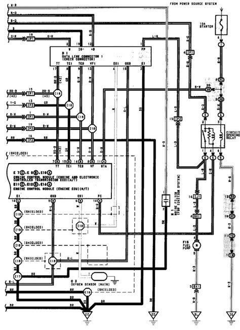 1986 Toyota Camry Wiring Diagram Original