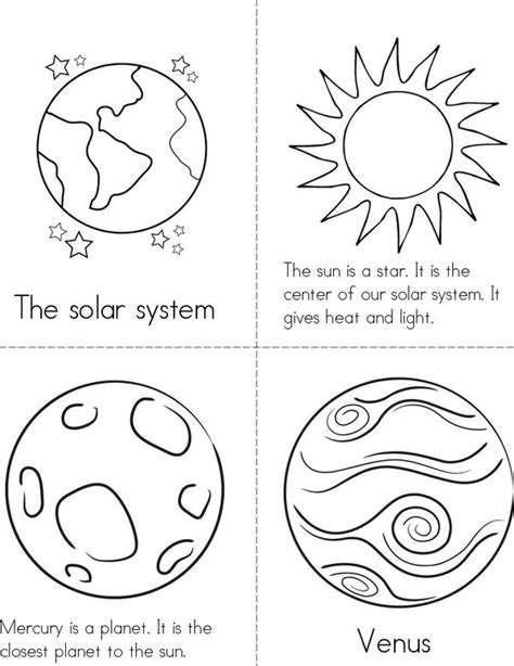 Our Solar System Book Twisty Noodle Solar System Coloring Pages