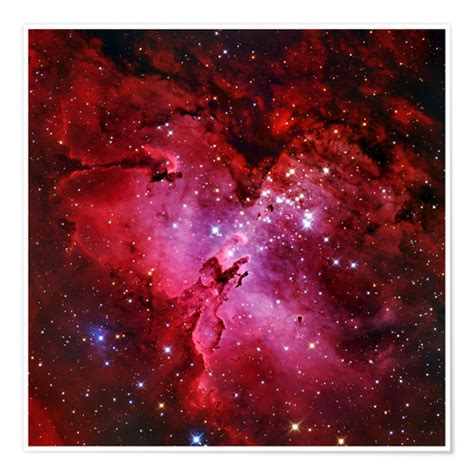 Eagle Nebula Optical Image Print By Science Photo Library Posterlounge