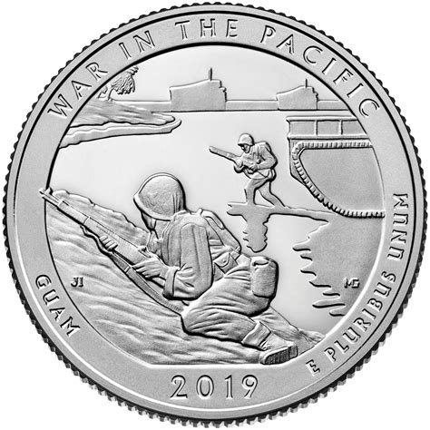 ¼ Dollar Washington Quarter War In The Pacific National Historical