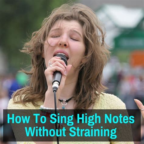 To learn how to sing high notes, you need to truly understand your vocal instrument. How To Sing High Notes Without Straining (TIPS AND ...