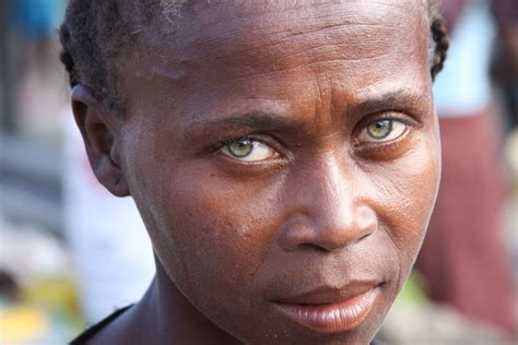Haitian Woman People With Blue Eyes Woman With Blue