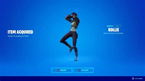 How To Get New Rollie Emote In Fortnite Youtube