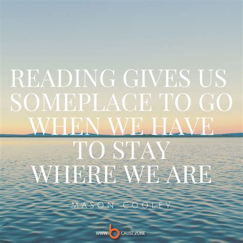 Reading gives us someplace to go… - because - a novel by Jack A. Langedijk