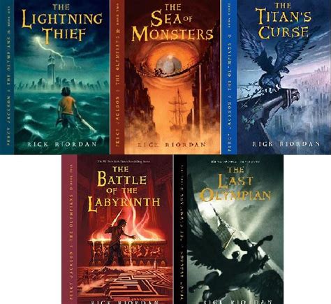 Book Watch Percy Jackson And The Olympians Series By Rick Riordan