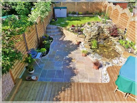 Garden Makeover With Cascade Water Feature Knowsley Abel