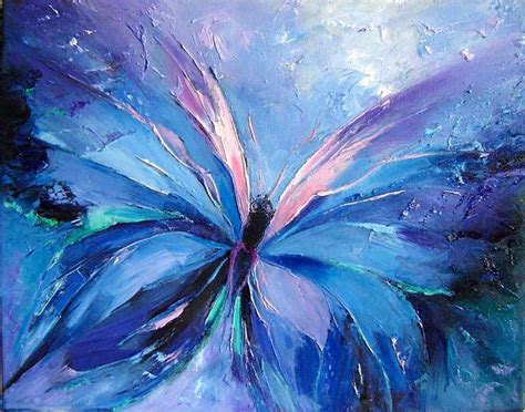 Pin By Kanani Wolf On Butterflies Blue Abstract Art Butterfly