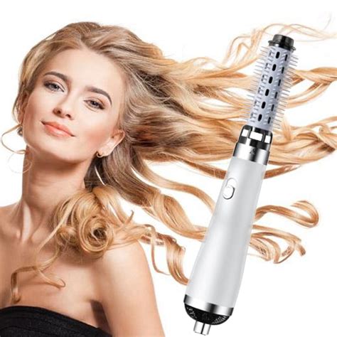 3 In 1 Hair Dryer And Hair Curler And Comb One Step Hot Air Brush Electric Blow Dryer Brush Negative