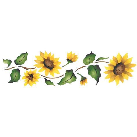 Divider Clipart Sunflower Divider Sunflower Transparent Free For
