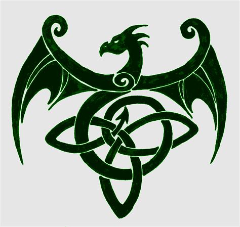 Norse Dragon Dragon Tattoo Triskelion Celtic Art Tattoo Design