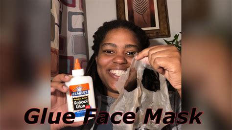 Diy Glue Face Mask Youtube