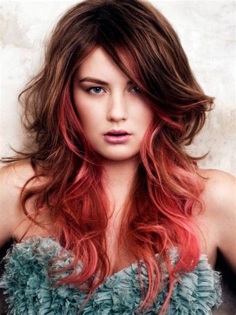 60 best ombre hair color ideas for blond brown red and black hair red ombre hair dip dye