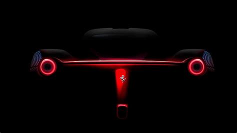 Hd Wallpaper Ferrari Cars Hd 4k Lights Illuminated Black