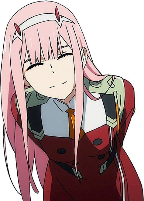 002 Best Smile Sticker By Rodentgorl Cute Anime Character Zero Two