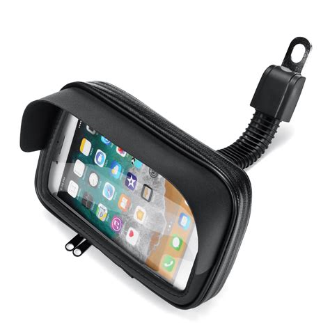 This motorcycle mobile phone holder is different from what we commonly see. Waterproof Cell Phone Holder Bag Motorcycle Bike GPS ...