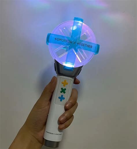 [mykpop] ~ 100 Official Original ~ Txt Official Lightstick With Bluetooth Connection Kpop Fans