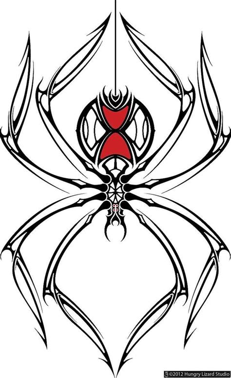 Spider Design Black Widow Clipart Best