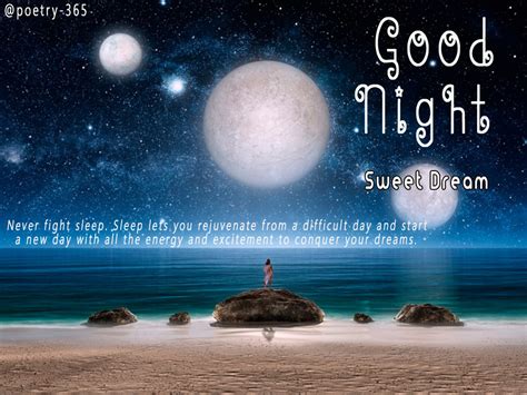 Wishes And Poetry Good Night Quotes Sweet Dreams With