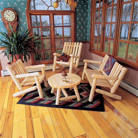 Rustic Natural Cedar Furniture Settee And Chair Indoor Or Outdoor