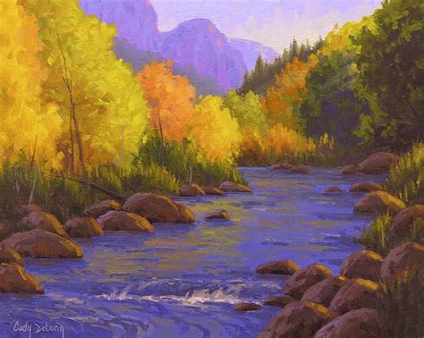 Oak Creek Color Show Painting By Cody Delong Fine Art America