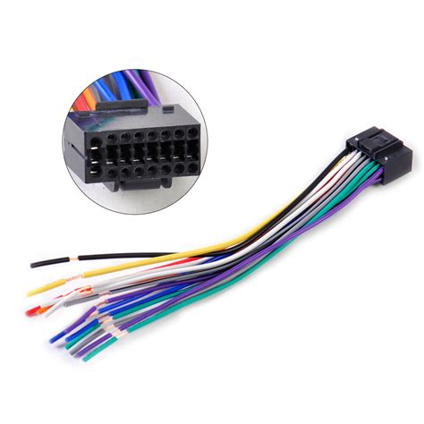 What do the colors on your wiring harness mean? Car Radio Stereo Wire Harness CD Plug Cable 16 pin Connector fit for Kenwood 728360626042 | eBay