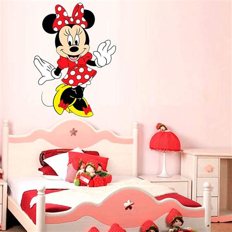 Adesivo De Parede Infantil Minnie Mouse 4