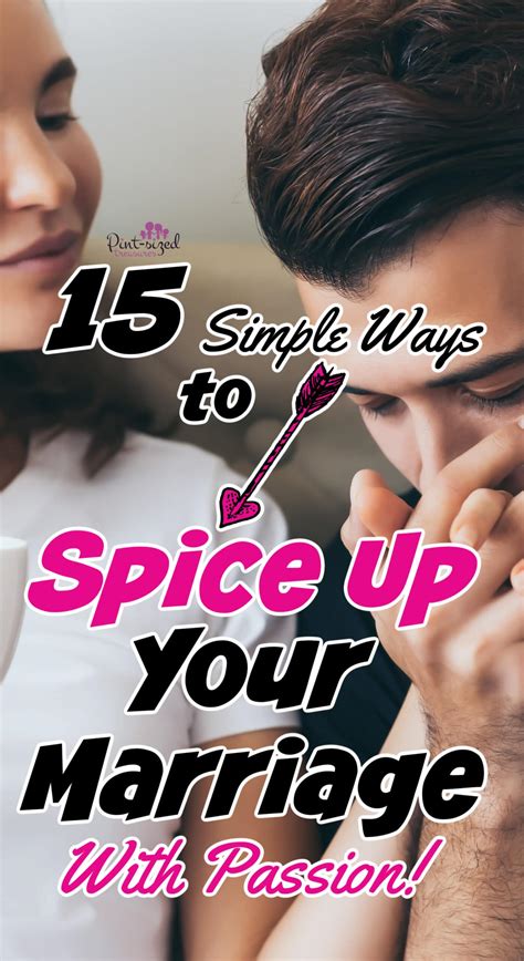 15 Ways To Spice Up Your Marriage · Pint Sized Treasures