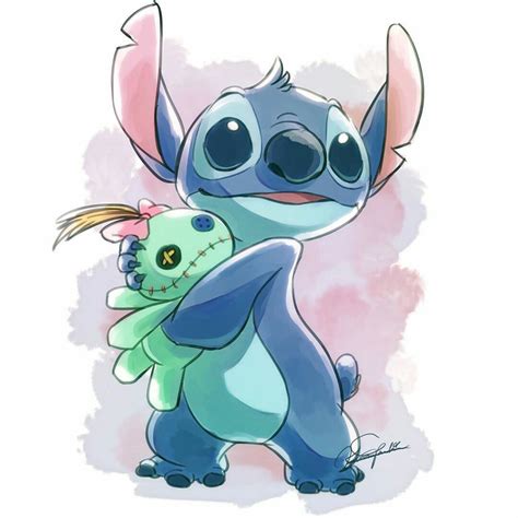 Cute Drawing Of Disney Character Stitch