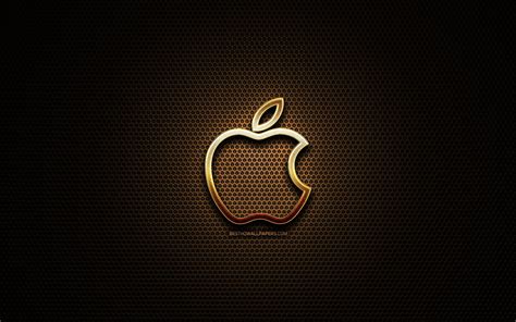 Download Glowing Apple Logo Wallpaper
