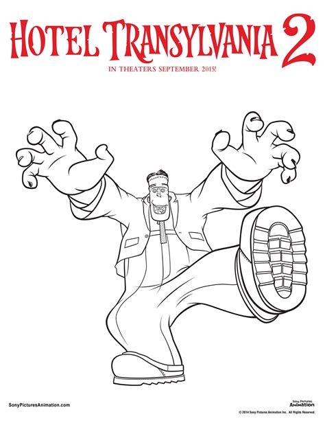 34+ hotel transylvania 2 coloring pages for printing and coloring. Unearth your inner artist with these Hotel Transylvania 2 ...