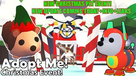 New Adopt Me Christmas Update 2020 Winter Update Christmas Pet Leaks