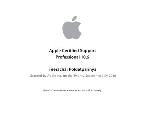 Macos support essentials the apple certified support professional (acsp) certification is for the help desk professional, technical coordinator, or power user who manages networks or provides technical support for mac users. Apple Certified ACSP 10.6.PDF